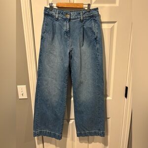 J. Crew High Rise Wide Leg Trousers